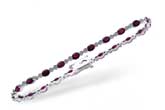 A229-27025: BRACELET 4.08 RUBY 4.55 TGW