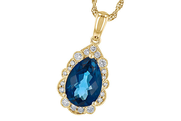 A318-34352: NECK 2.25 LONDON BLUE TOPAZ 2.40 TGW