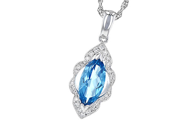 B318-34352: NECK 1.26 BLUE TOPAZ 1.37 TGW