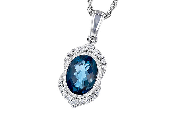 B318-36161: NECK 1.96 LONDON BLUE TOPAZ 2.10 TGW