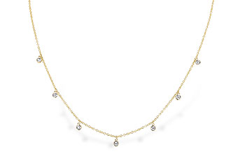 B319-19807: NECKLACE .12 TW (18 INCHES)