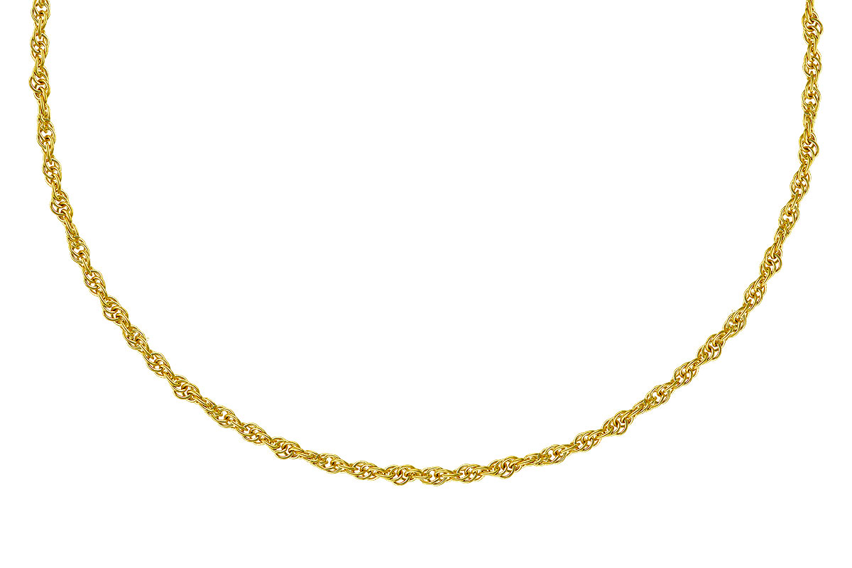 B319-24361: ROPE CHAIN (8", 1.5MM, 14KT, LOBSTER CLASP)