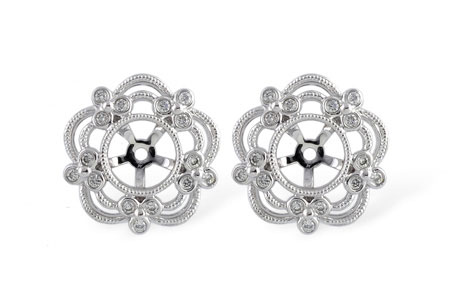 C231-04361: EARRING JACKETS .16 TW (FOR 0.75-1.50 CT TW STUDS)