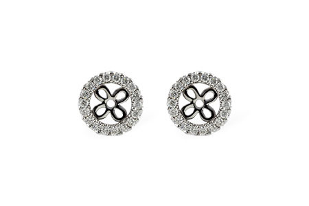 C232-86107: EARRING JACKETS .24 TW (FOR 0.75-1.00 CT TW STUDS)