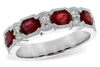 C235-57070: LDS WED RG 1.66 RUBY 1.84 TGW (5x4MM RUBY)