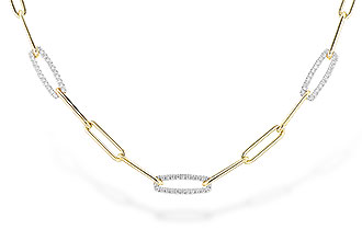 C319-18907: NECKLACE .75 TW (17 INCHES)