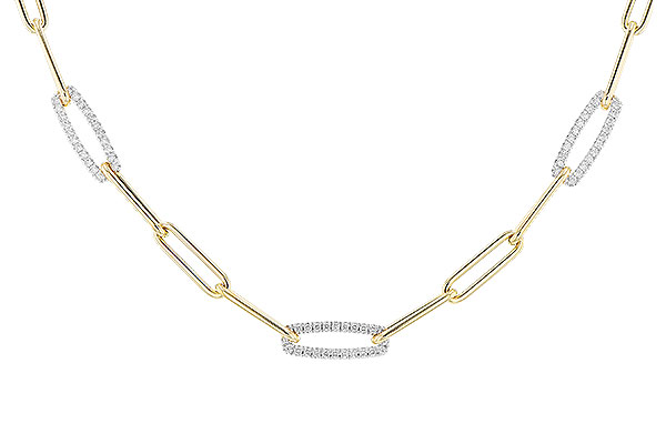 C319-18907: NECKLACE .75 TW (17 INCHES)
