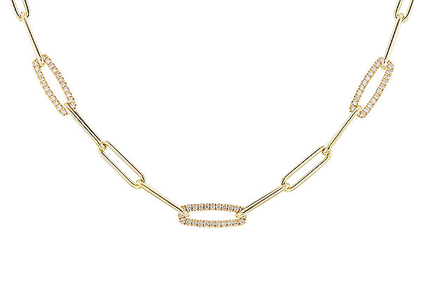 C319-18907: NECKLACE .75 TW (17 INCHES)