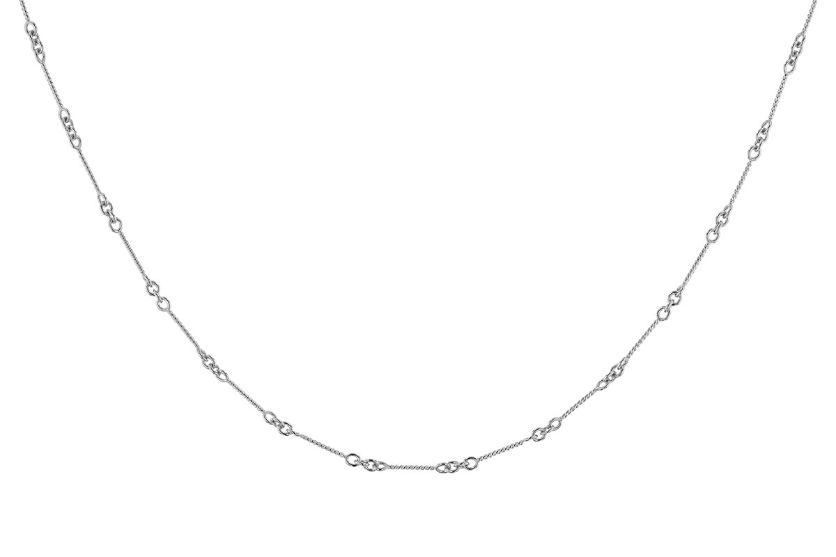 C320-09743: TWIST CHAIN (16IN, 0.8MM, 14KT, LOBSTER CLASP)