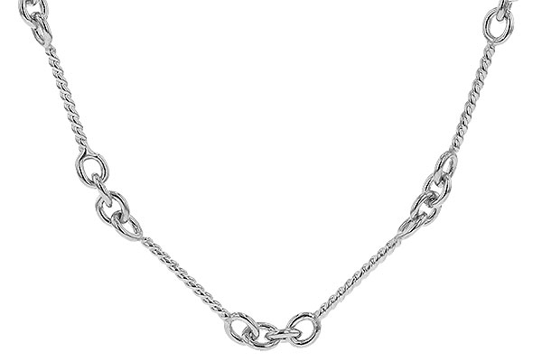 C320-09743: TWIST CHAIN (0.80MM, 14KT, 16IN, LOBSTER CLASP