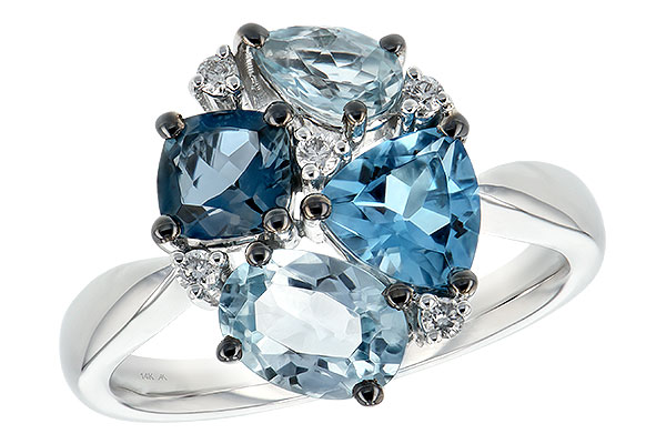 D234-65188: LDS RG 2.57 BLUE TOPAZ 2.65 TGW