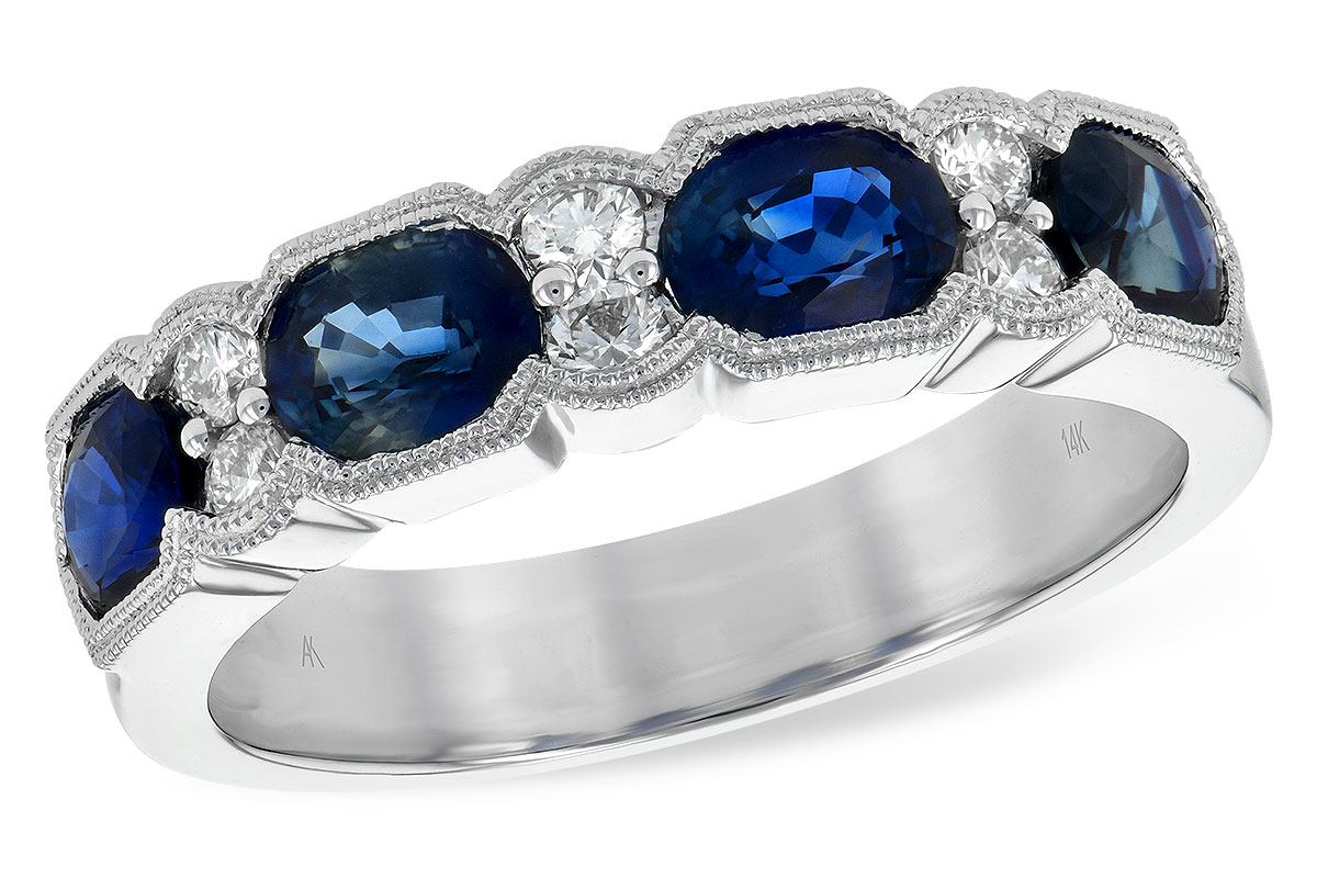 D234-72534: LDS WED RG 1.72 SAPPHIRE 1.90 TGW