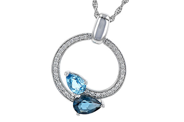 D235-61588: NECK 1.22 BLUE TOPAZ 1.40 TGW