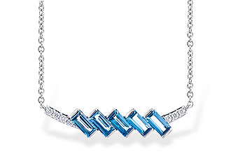 D318-35252: NECK .75 LONDON BLUE TOPAZ .80 TGW