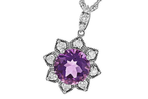 D319-23452: NECK 1.70 AMETHYST 1.87 TGW (8MM RD)