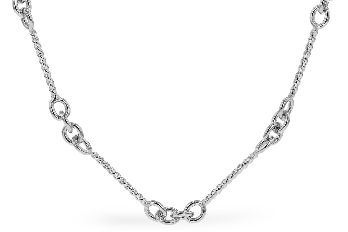 D319-24352: TWIST CHAIN (0.80MM, 14KT, 8IN, LOBSTER CLASP)