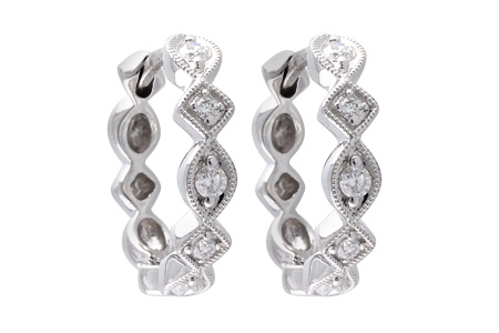 E046-46097: EARRINGS .22 TW