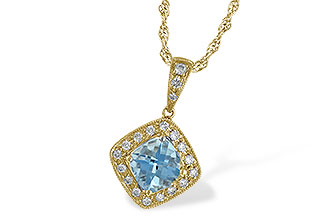 E051-91579: NECKLACE .80 AQUA .93 TGW