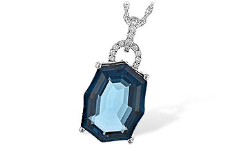 E234-72543: NECK 11.75 LONDON BLUE TOPAZ 11.85 TGW