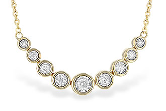 E235-59752: NECKLACE .25 TW