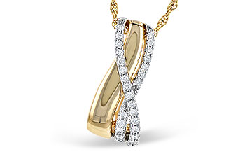 F318-29788: NECKLACE .26 TW