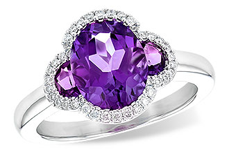 F319-19752: LDS RG 2.44 TW AMETHYST 2.60 TGW