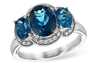 G234-70661: LDS RG 4.20 BLUE TOPAZ 4.33 TGW