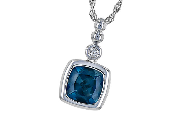 G235-57924: NECK 1.50 LONDON BLUE TOPAZ 1.54 TGW