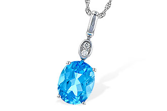 G235-62543: NECK 2.84 BLUE TOPAZ 2.87 TGW (10x8MM BT)