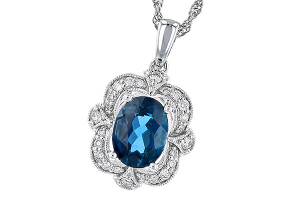 G318-34306: NECK 1.35 LONDON BLUE TOPAZ 1.50 TGW