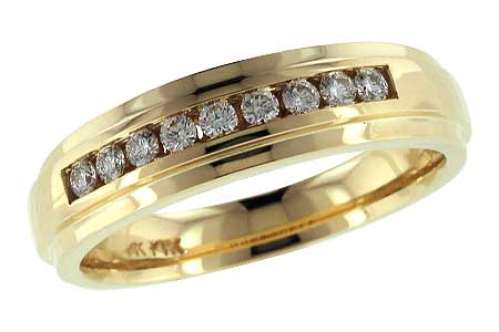 H139-24333: K138-32461 ALL YELLOW GOLD .25 TW