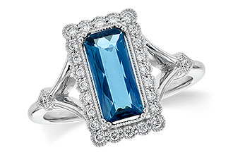 H235-60715: LDS RG 1.58 LONDON BLUE TOPAZ 1.75 TGW