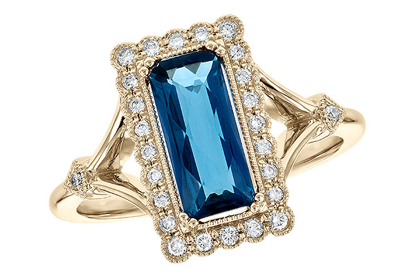 H235-60715: LDS RG 1.58 LONDON BLUE TOPAZ 1.75 TGW