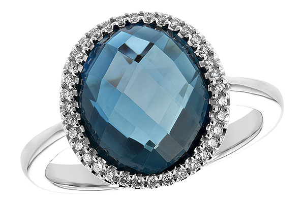 K234-66106: LDS RG 5.31 LONDON BLUE TOPAZ 5.45 TGW