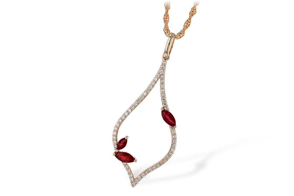 K235-55233: NECK .36 RUBY .56 TGW