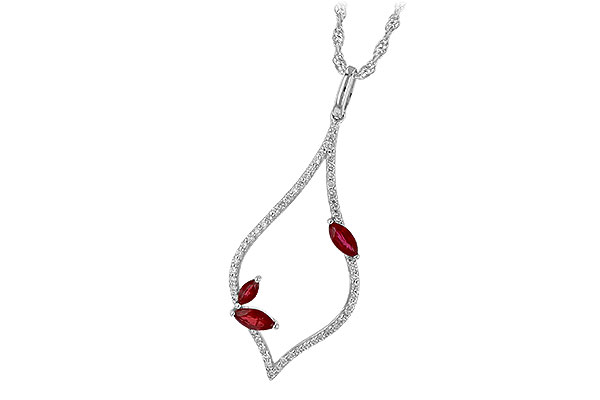 K235-55233: NECK .36 RUBY .56 TGW