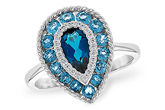 K235-58897: LDS RG 1.52 TW BLUE TOPAZ 1.60 TGW