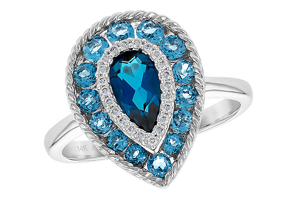 K235-58897: LDS RG 1.52 TW BLUE TOPAZ 1.60 TGW