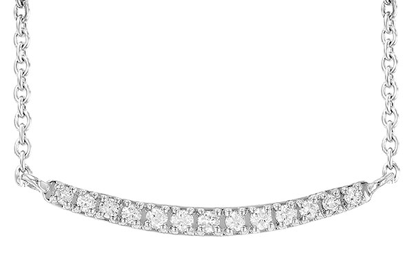 K235-60679: NECKLACE .10 TW (13 STONES)