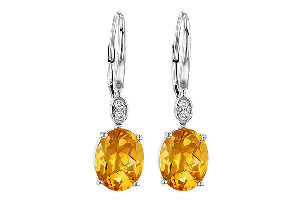 K235-63370: EARR 3.20 TW CITRINE 3.25 TGW (9x7MM CIT)