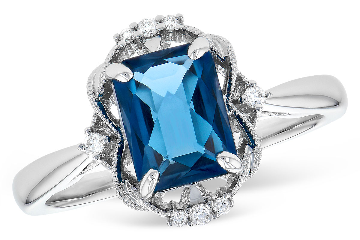 K318-30670: LDS RG 1.70 LONDON BLUE TOPAZ 1.76 TGW