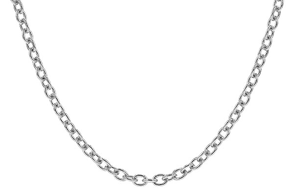 K319-25215: CABLE CHAIN (1.3MM, 14KT, 24IN, LOBSTER CLASP)