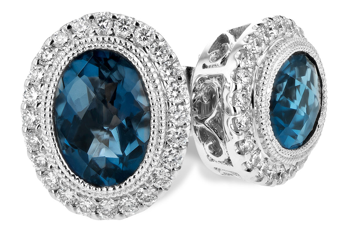 L234-65197: EARR 1.76 LONDON BLUE TOPAZ 2.01 TGW