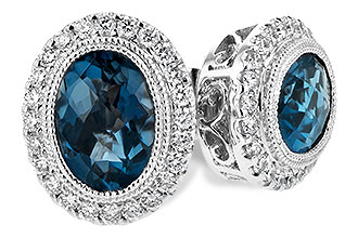 L234-65197: EARR 1.76 LONDON BLUE TOPAZ 2.01 TGW