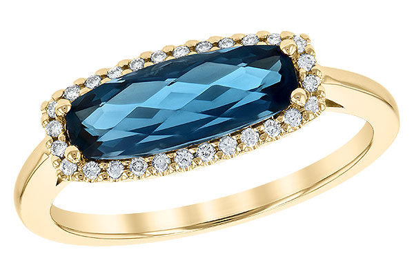 L235-59806: LDS RG 1.79 LONDON BLUE TOPAZ 1.90 TGW