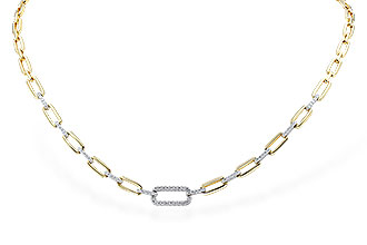 L319-22488: NECKLACE .58 TW