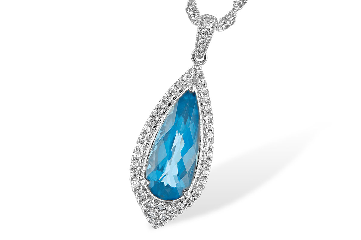 A234-67025: NECK 2.40 BLUE TOPAZ 2.65 TGW