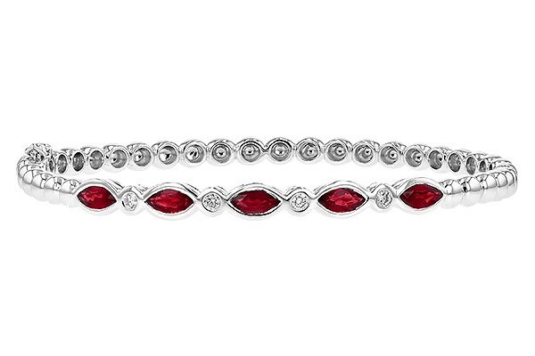 A235-62507: BANGLE 1.50 RUBY 1.63 TGW