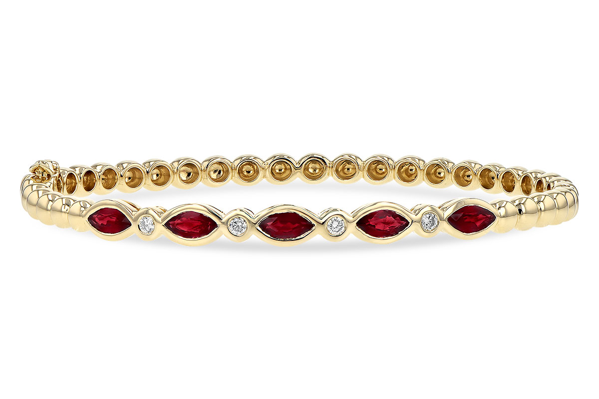 A235-62507: BANGLE 1.50 RUBY 1.63 TGW