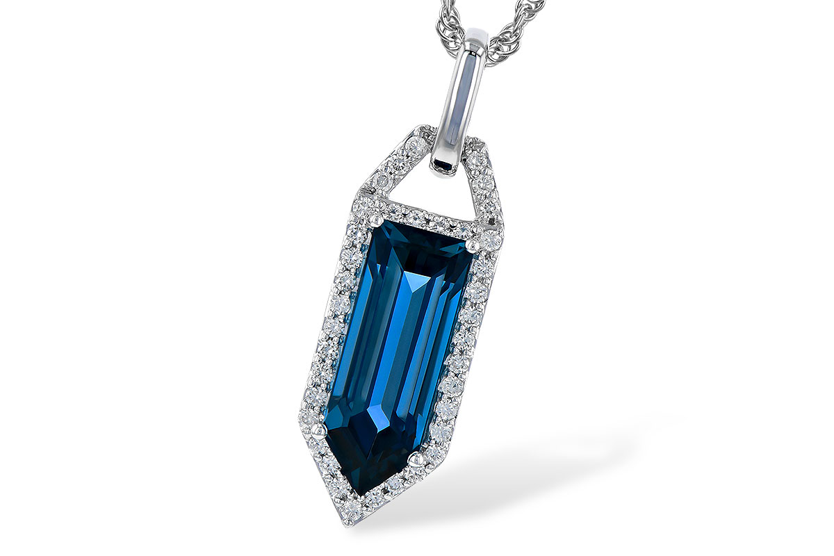 A318-29734: NECK 2.95 LONDON BLUE TOPAZ 3.12 TGW